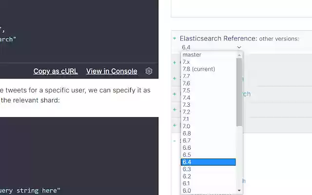 ElasticSearch API Search จาก Chrome เว็บสโตร์ที่จะรันด้วย OffiDocs Chromium ออนไลน์