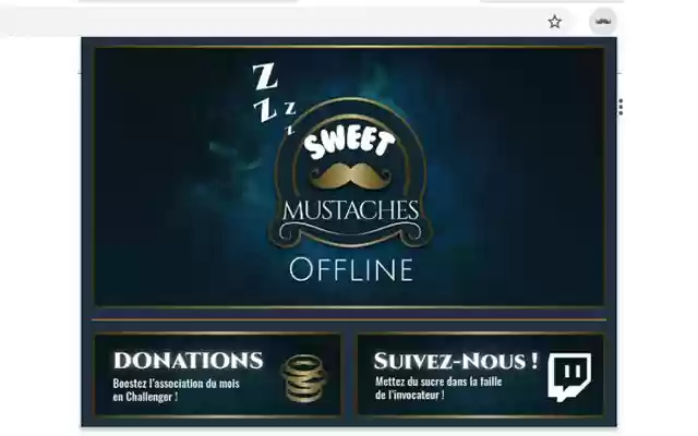 Extension Live de SweetMustaches  from Chrome web store to be run with OffiDocs Chromium online