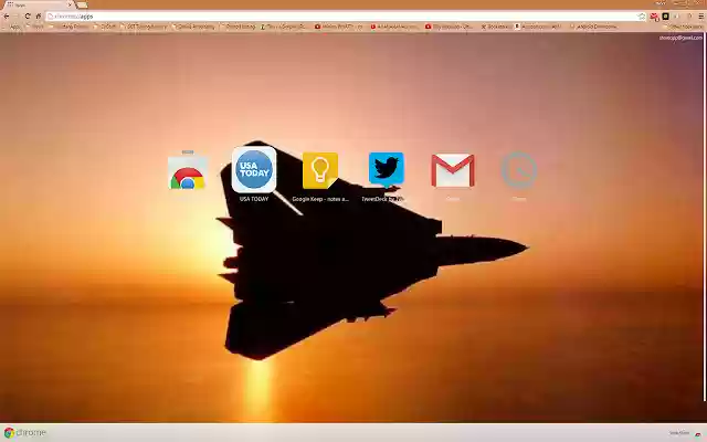 F 14 Tomcat Sunset  from Chrome web store to be run with OffiDocs Chromium online