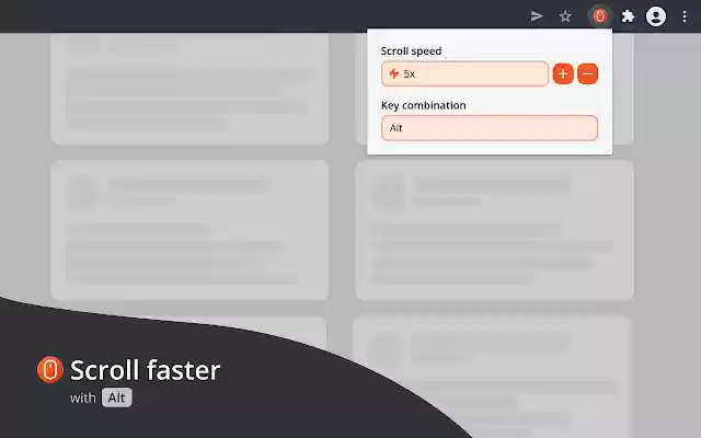 Fast Scroll  from Chrome web store to be run with OffiDocs Chromium online