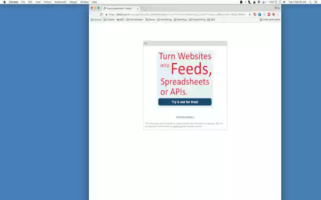 Feedity Auto Follow  from Chrome web store to be run with OffiDocs Chromium online