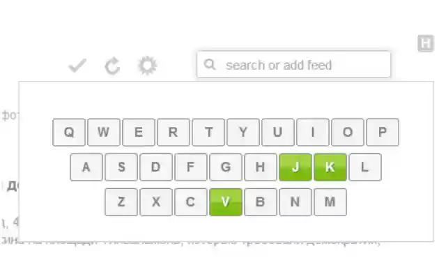 Feedly hotkeys  from Chrome web store to be run with OffiDocs Chromium online