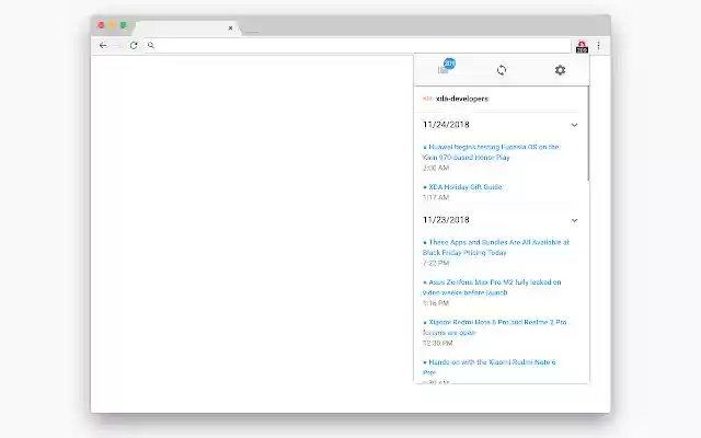 FeedPop: Pembaca feed RSS sederhana dari toko web Chrome untuk dijalankan dengan OffiDocs Chromium online