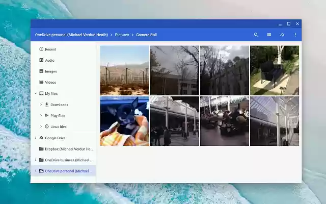 Chrome Web ストアからの OneDrive のファイル システムを OffiDocs Chromium online で実行する