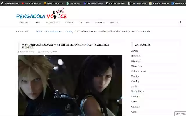 Final Fantasy 16  from Chrome web store to be run with OffiDocs Chromium online