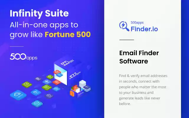 Finder.io Email Finder dai siti Web del Chrome Web Store da eseguire con OffiDocs Chromium online