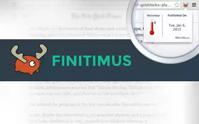 Finitimus  from Chrome web store to be run with OffiDocs Chromium online