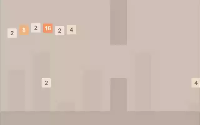 Flappy 2048  from Chrome web store to be run with OffiDocs Chromium online