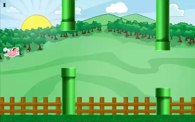 Flappy Pig HD DEMO  from Chrome web store to be run with OffiDocs Chromium online