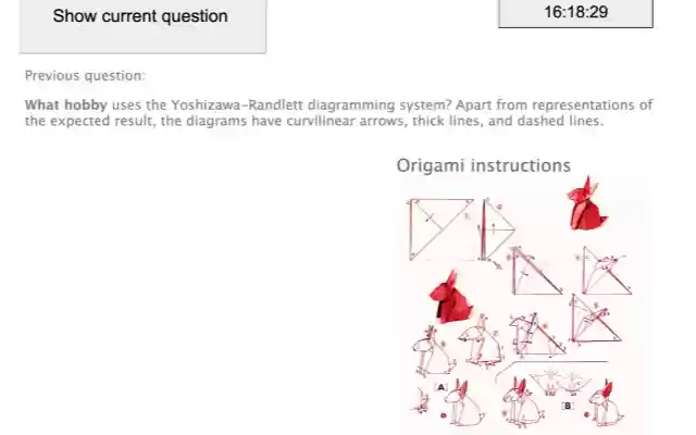 FLQL display questions from Chrome web store to be run with OffiDocs Chromium online FLQL display questions from Chrome web store to be run with OffiDocs Chromium online