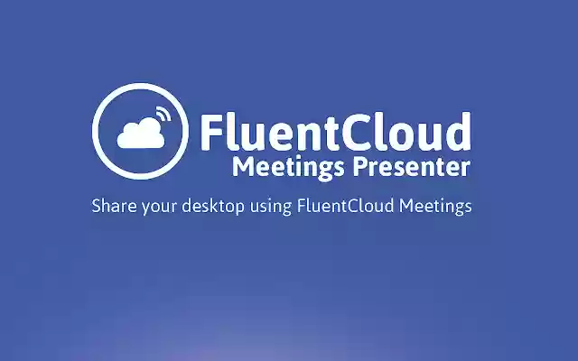 Prezentatorul FluentCloud Meetings din magazinul web Chrome va fi rulat cu OffiDocs Chromium online