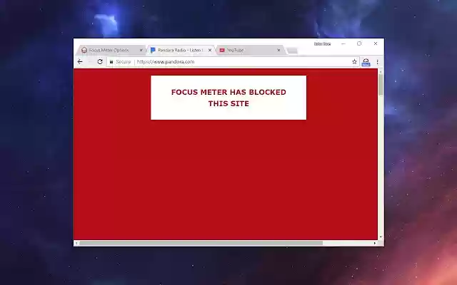 Focus Meter  from Chrome web store to be run with OffiDocs Chromium online