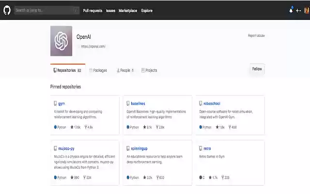 Follow GitHub Organization  from Chrome web store to be run with OffiDocs Chromium online