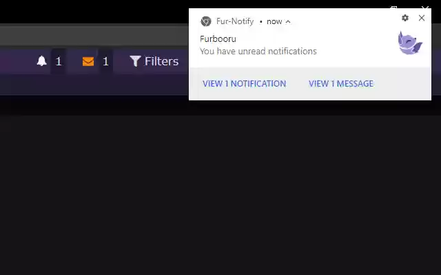 Fur Notify  from Chrome web store to be run with OffiDocs Chromium online
