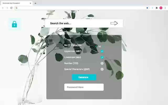 Generate MyPassword  from Chrome web store to be run with OffiDocs Chromium online