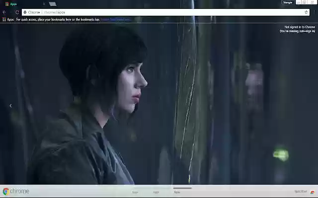 Ghost in the Shell 1366x768 из интернет-магазина Chrome для запуска с OffiDocs Chromium онлайн