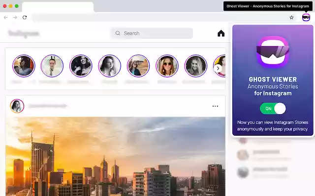 Ghost Viewer| Anonymous Stories for Instagram  from Chrome web store to be run with OffiDocs Chromium online