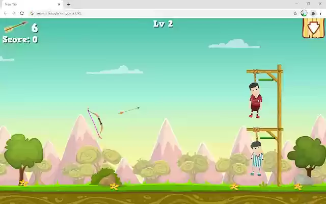 Gibbets Archery Shooting Game  from Chrome web store to be run with OffiDocs Chromium online