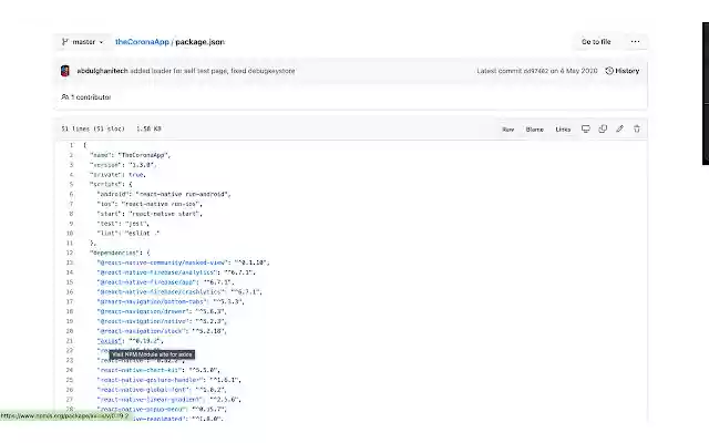 Github Package.json Enhancer  from Chrome web store to be run with OffiDocs Chromium online