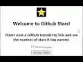 Github Stars  from Chrome web store to be run with OffiDocs Chromium online