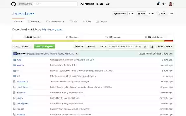 Github Static Nav  from Chrome web store to be run with OffiDocs Chromium online