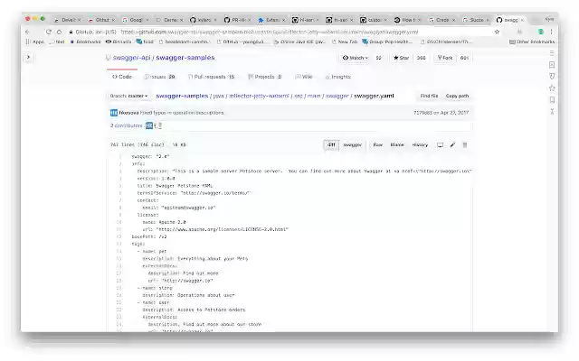 Github Swagger UI Plugin ze sklepu internetowego Chrome do uruchomienia z OffiDocs Chromium online