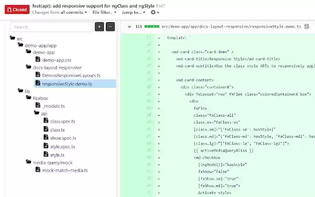 Struktur Pohon Github dari toko web Chrome untuk dijalankan dengan OffiDocs Chromium online