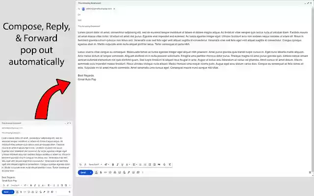 Gmail Auto Pop Out Reply Forward Show CC BCC from Chrome web store to be run with OffiDocs Chromium online Gmail Auto Pop Out Reply Forward Show CC BCC from Chrome web store to be run with OffiDocs Chromium online