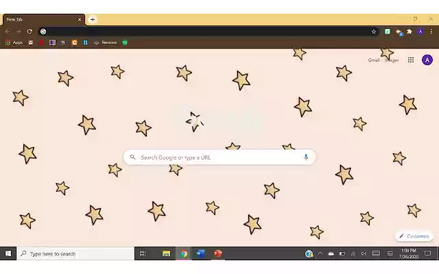 Gold Stars  from Chrome web store to be run with OffiDocs Chromium online