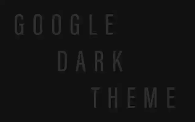 Google Dark Theme  from Chrome web store to be run with OffiDocs Chromium online