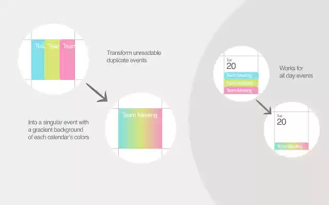 Gradient Merge for Google Calendar™ Events  from Chrome web store to be run with OffiDocs Chromium online Gradient Merge for Google Calendar™ Events  from Chrome web store to be run with OffiDocs Chromium online