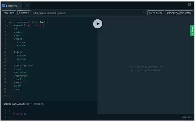 GraphQL Playground for Chrome  from Chrome web store to be run with OffiDocs Chromium online