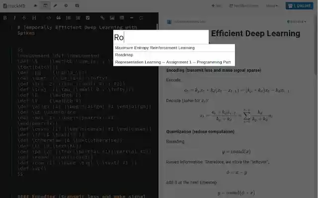 HackMD Enhance  from Chrome web store to be run with OffiDocs Chromium online