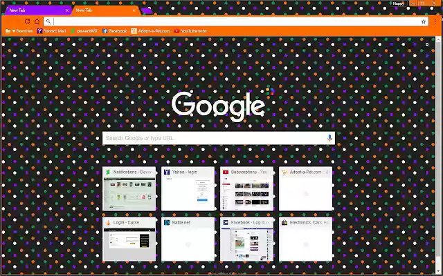 Halloween Cute Spooky Polka Dot  from Chrome web store to be run with OffiDocs Chromium online