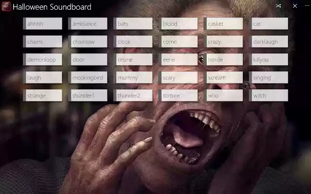 Halloween Soundboard  from Chrome web store to be run with OffiDocs Chromium online