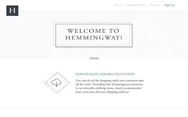 Hemmingway dari toko web Chrome untuk dijalankan dengan OffiDocs Chromium online