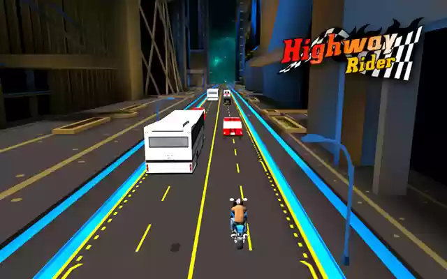 Highway Rider 3D dari kedai web Chrome untuk dijalankan dengan OffiDocs Chromium dalam talian