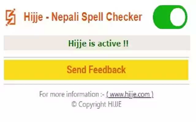 Hijje Nepali Spell Checker from Chrome web store to be run with OffiDocs Chromium online Hijje Nepali Spell Checker from Chrome web store to be run with OffiDocs Chromium online