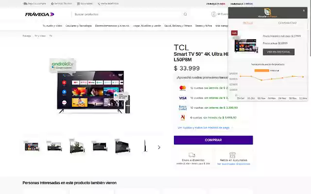 Historial de Precios  from Chrome web store to be run with OffiDocs Chromium online Historial de Precios  from Chrome web store to be run with OffiDocs Chromium online