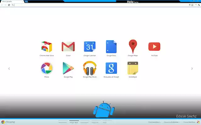 Holo Theme  from Chrome web store to be run with OffiDocs Chromium online