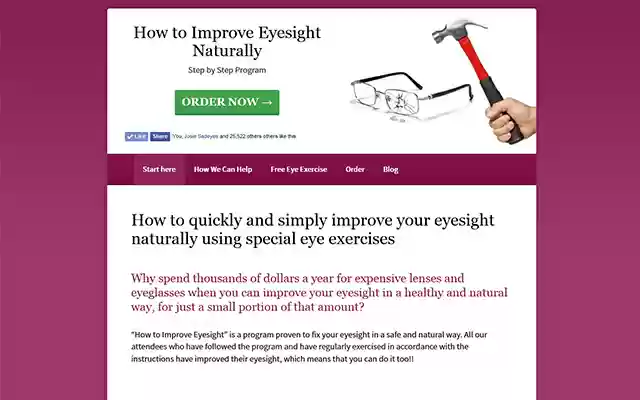 How to Improve Eyesight  from Chrome web store to be run with OffiDocs Chromium online