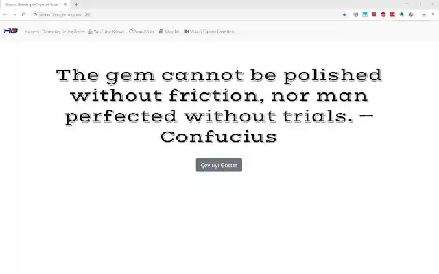 Hüseyin Demirtaş ile İngilizce Güzel Sözler  from Chrome web store to be run with OffiDocs Chromium online