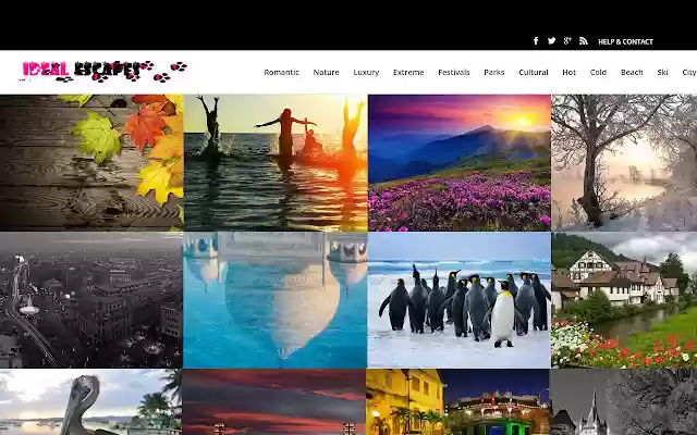 Ideal Escapes dari kedai web Chrome untuk dijalankan dengan OffiDocs Chromium dalam talian