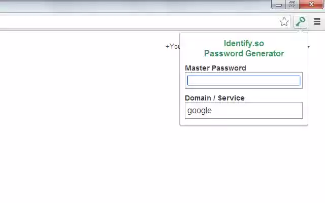 Identify.so Password Generator  from Chrome web store to be run with OffiDocs Chromium online