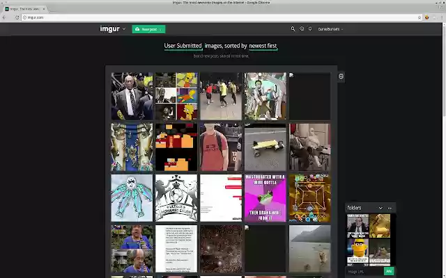 imgur folders  from Chrome web store to be run with OffiDocs Chromium online