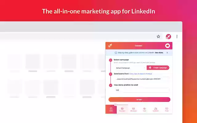 IncreaZe Get Leads on LinkedIn  from Chrome web store to be run with OffiDocs Chromium online