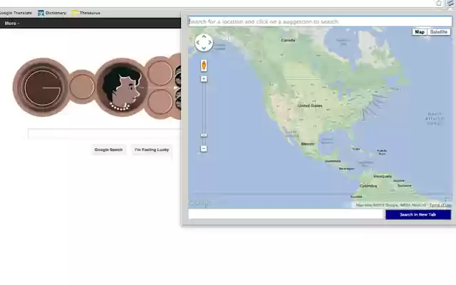 Instant Maps  from Chrome web store to be run with OffiDocs Chromium online