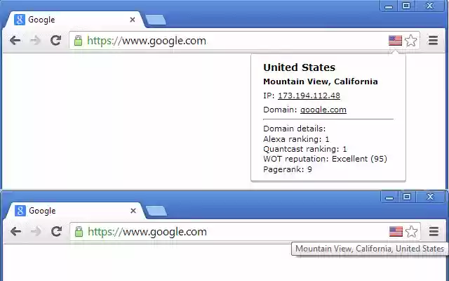 IP Domain Country Flag  from Chrome web store to be run with OffiDocs Chromium online