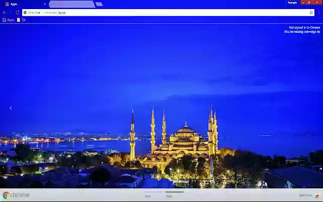 Cielo azul de la mezquita de Estambul 1920 * 1080 de Chrome web store para ejecutarse con OffiDocs Chromium en línea