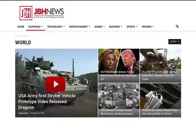 JBH News  from Chrome web store to be run with OffiDocs Chromium online